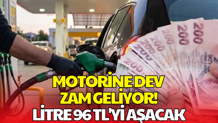 Motorine Tarihi Zam Geliyor! Fiyatı 96 TL'yi Aşacak